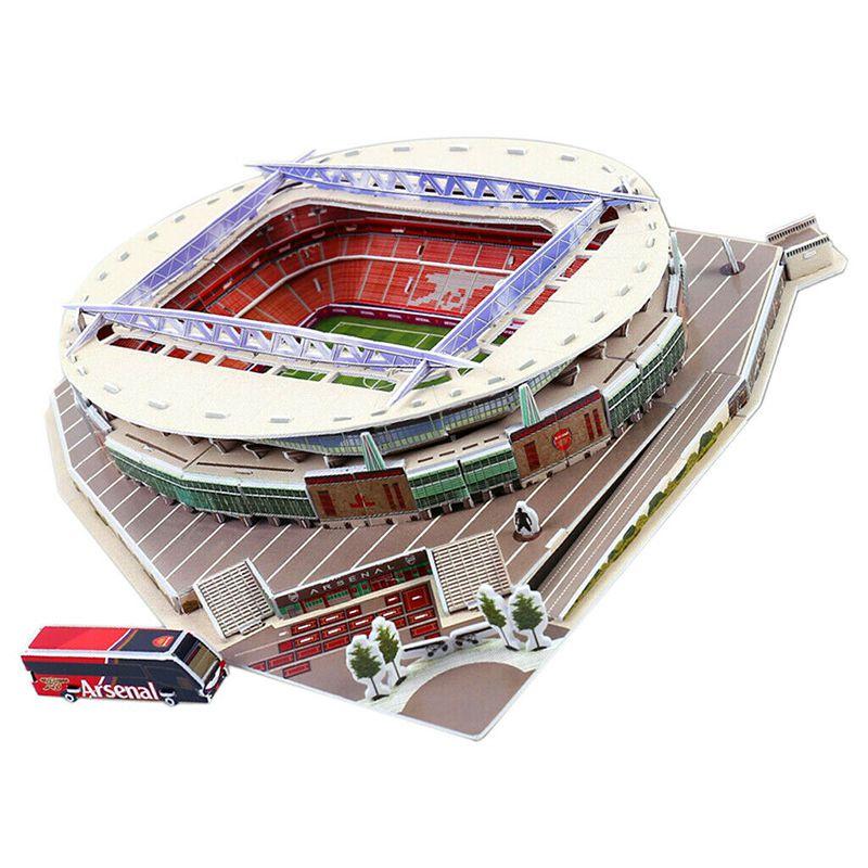 Intricately Detailed 3d Puzzle Of Uk Emirates Football Field Stadium For Kids And Adults