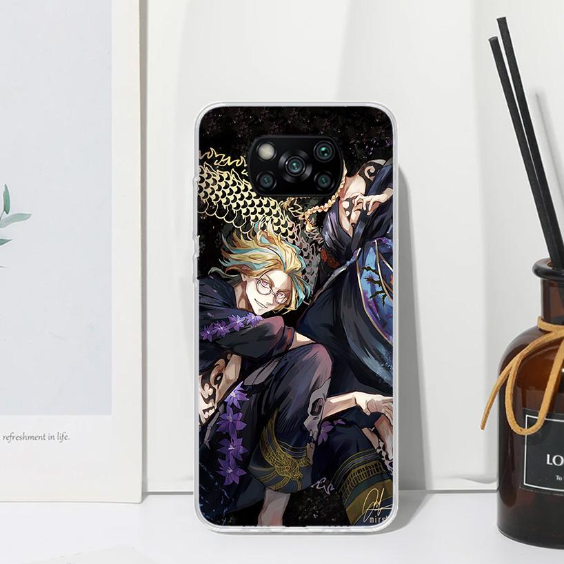 Ran Haitani Rindou Tokyo Aevengers Phone Case For Xiaomi Poco X7 X6 X5 M7 M8 Pro F7 Ultra Redmi 15C 15 13C 13 12C 12 10 10C 10A