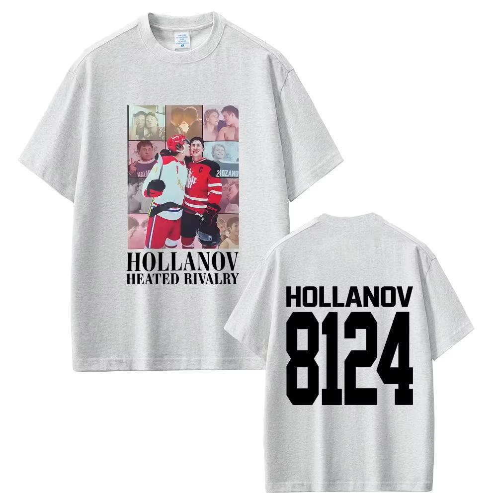 Heated Rivalry Shane Hollander Ilya Rozanov Hollanov 2481 Tshirts Unisex Women Fashion T Shirts Male Vintage Streetwear