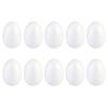 20Pcs Egg Foam DIY Easter Decor Solid White Eggs 7Cm Perfect Festival Craft Supplies for Kids Family Fun Egg Foam