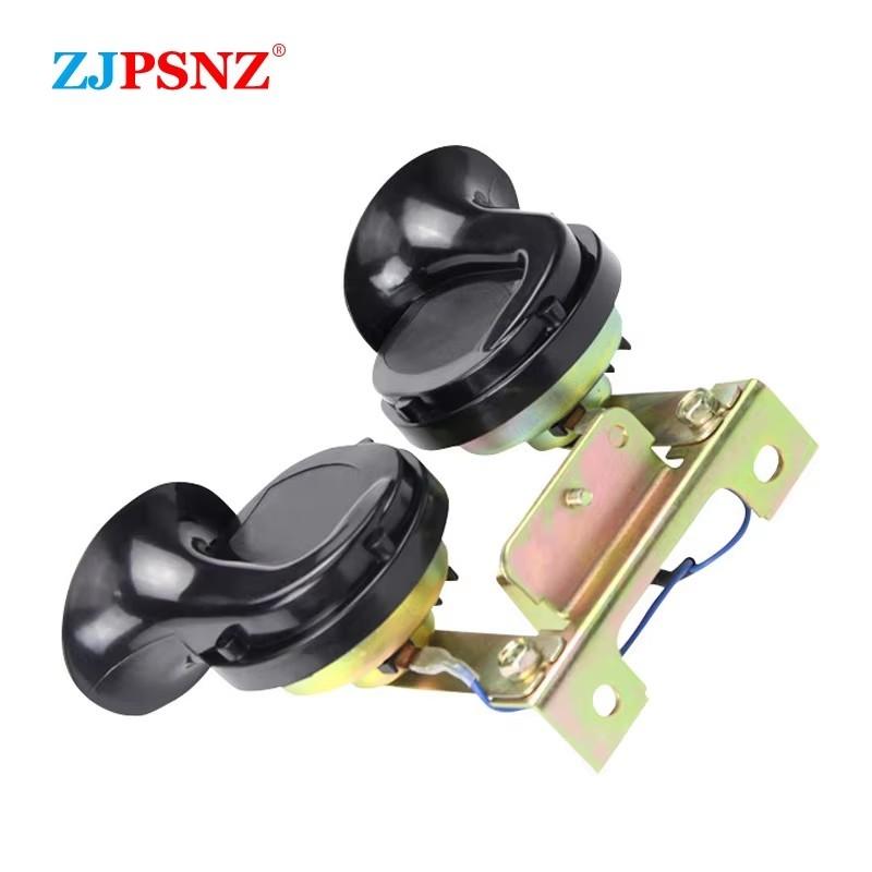 12V 24V Car Snail Horn With Relay Metal Bracket High/Low Dual-Tone Sound Electric Horn Kits Waterproof For Truck Auto Motorcycle