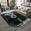 Tappeto Tappetino Decorativo per Casa Soggiorno Camera da Letto Divano Stanza dei Giochi Zerbino, Tappeto da Area Tappetino Antiscivolo, Gioco Film Horror 3D Silent Hill