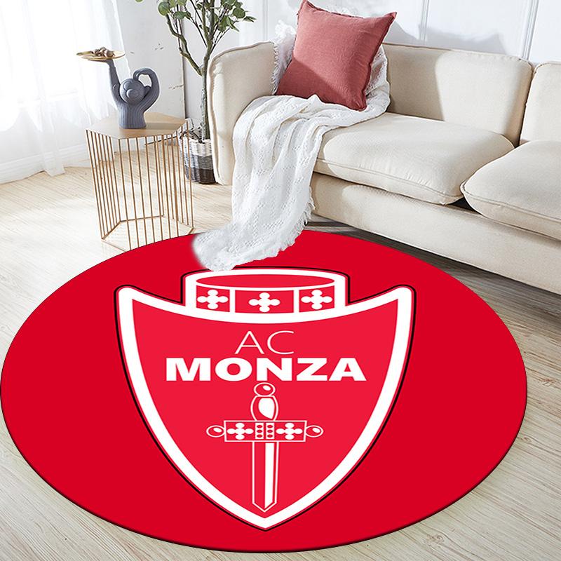 Monza Round Area Rug Under Office Chairs Bedroom Living Room Home Decor