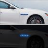 TOMALL 6Pcs 3D Strong Reflective Stripe Sticker for Car Fender Hood Bumper High-Intensity Night Visibility Reflective Decal Safety Warning Diamond