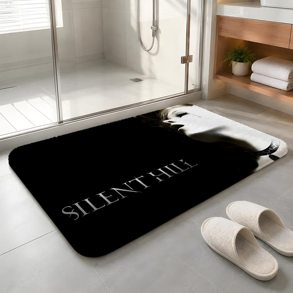 Anime Hot S-Silent Fun H-Hill Floor Mat Machine Washable Soft Flannel Area Rug, Non-Slip Absorbent Floor Mat for Living Room