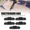 5PCS Skateboard Backpack Portable Single Shoulder Carry Bag for 80x20cm Double Kick Skateboards Breathable Mesh