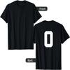 Number 0 (Prints On the Back) Team Jersey T-Shirt