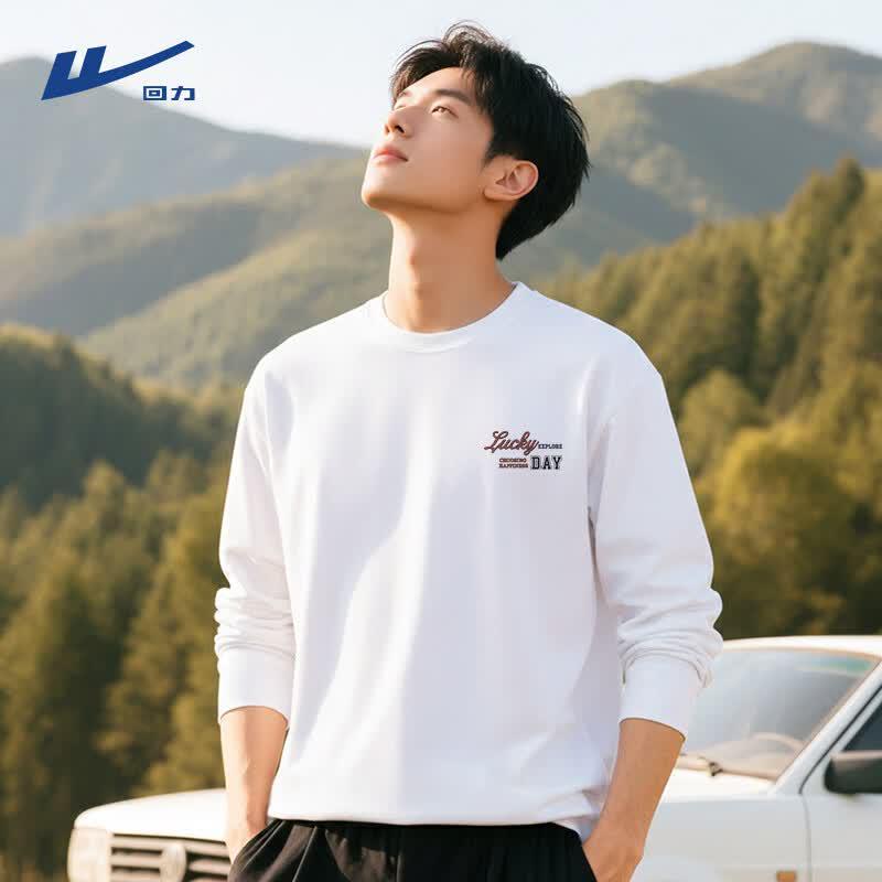 Warrior Men's Loose Fit Cotton Long-Sleeve Graphic Tee
