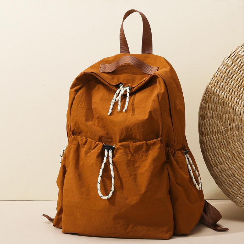 Schoolbag Summer Lightweight Oxford Cloth Waterproof Large Capacity Backpack Female 1011 New Student Class Travel Backpack Wholesale