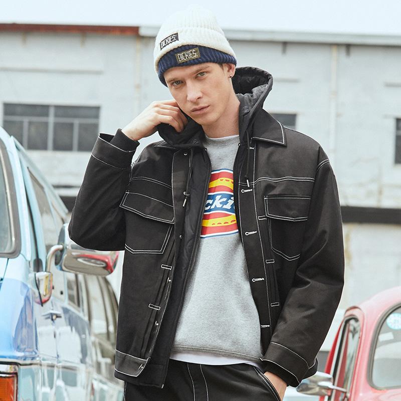 Dickies Puffer Jacket Winter Unisex Black DK009438BLK