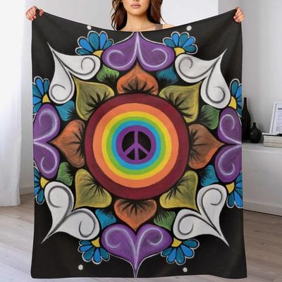 Plant Peace Throw Blanket Year Round Soft Comfortable Blanket for Home