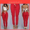 Fashionable Sexy Women High Waist Stretch Slim Casual Pants With Elegant Pockets