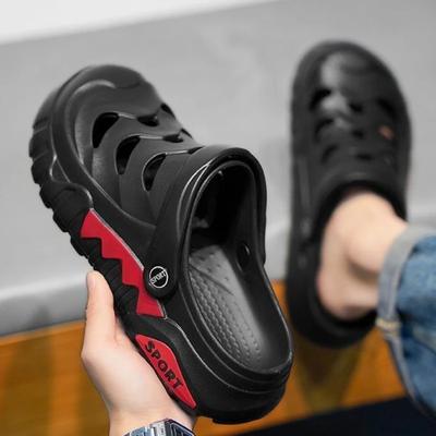 Mode Lochschuhe Outdoor Plateau Designer Luxus Original PVC Hausschuhe für Männer Lustige Klapper 2025 Mascullino Modetrend Sandalen Mann