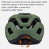 Adults Bike Helmet 3 Shell Forming High Quality Protective Gear for Riding High Performance Dual Sports Bicycle Cycling Helmet