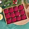 Festive Occasions Velvet Tree Decorations Holiday Tree Decor Holiday Decor 8cm Soft Plush Texture Versatile Christmas Use