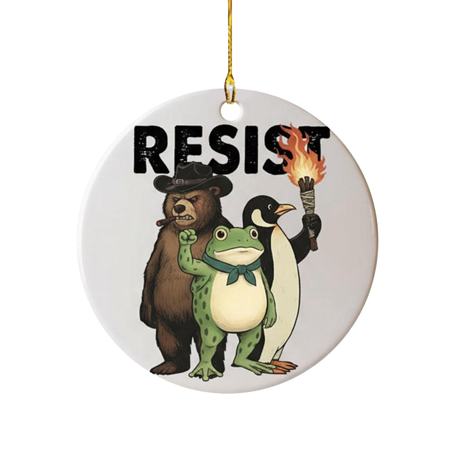 

2D Веселые Памятные Украшения. Веселые украшения с животными, Пингвины, Медведи. Неотразимый памятный подарок. One Size