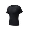 Womens Short Sleeve Knitted Top 2025 Autumn Short T-Shirt Women Tops Basic-Black 962537103-4