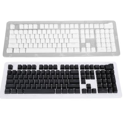 108 Key German Keyboard Keycaps Minimalist Mechanical Keyboard Translucent Keycaps for 61 64 68 84 8