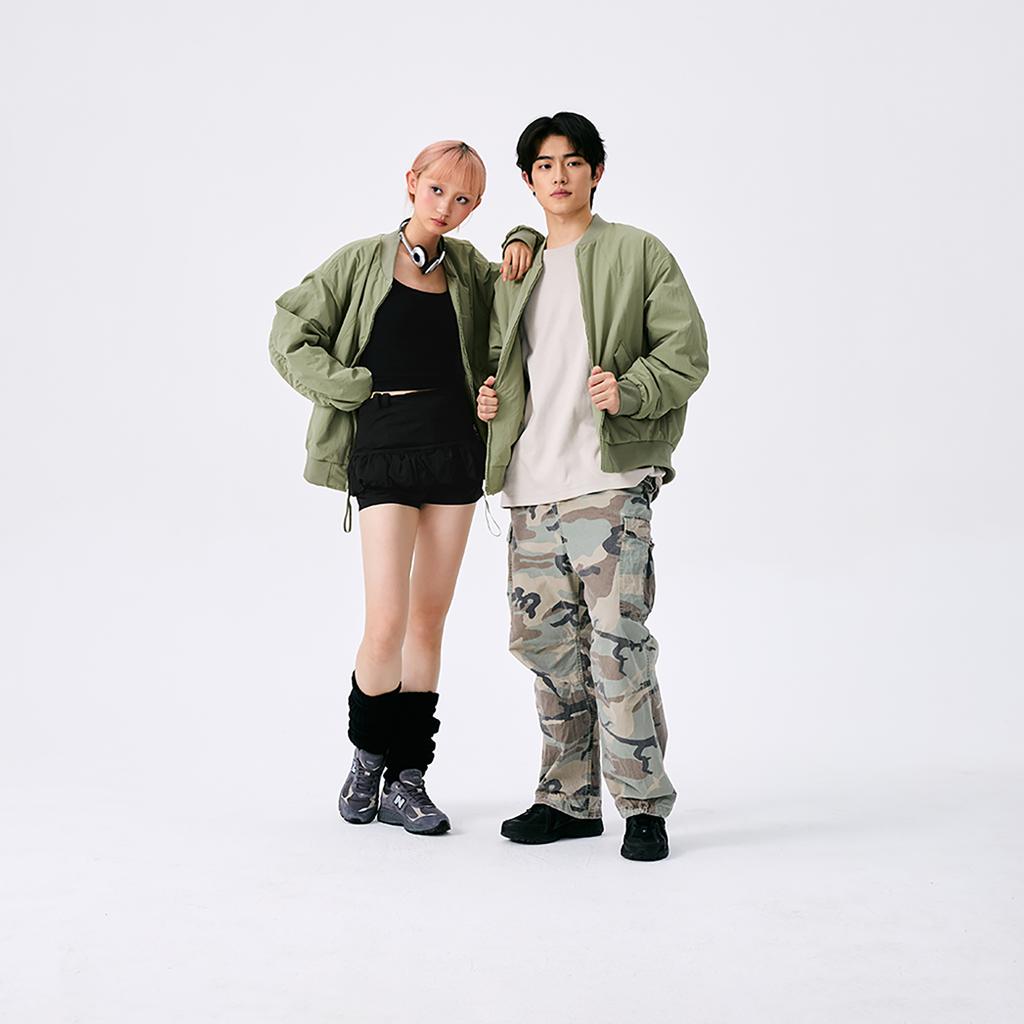 New Balance Puffer Jacket Unisex Olive Green AMJ51300-OLF