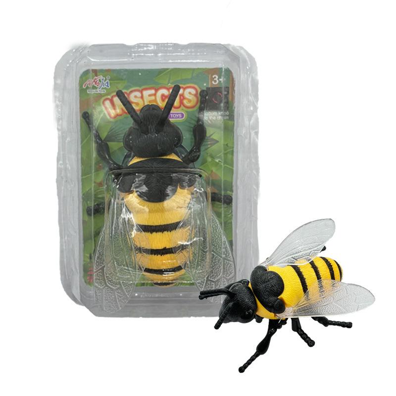 1 шт. Креативный игрушечный модель насекомого-пранкера с анимацией, заводная пчела, биомиметические игрушки, детские пластиковые животные, заводная игрушка