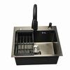 Drop In Kitchen Sink Stainless Steel Kitchen Sink Undermount Kitchen Workstation with Faucet for Washbasin Dishwasher