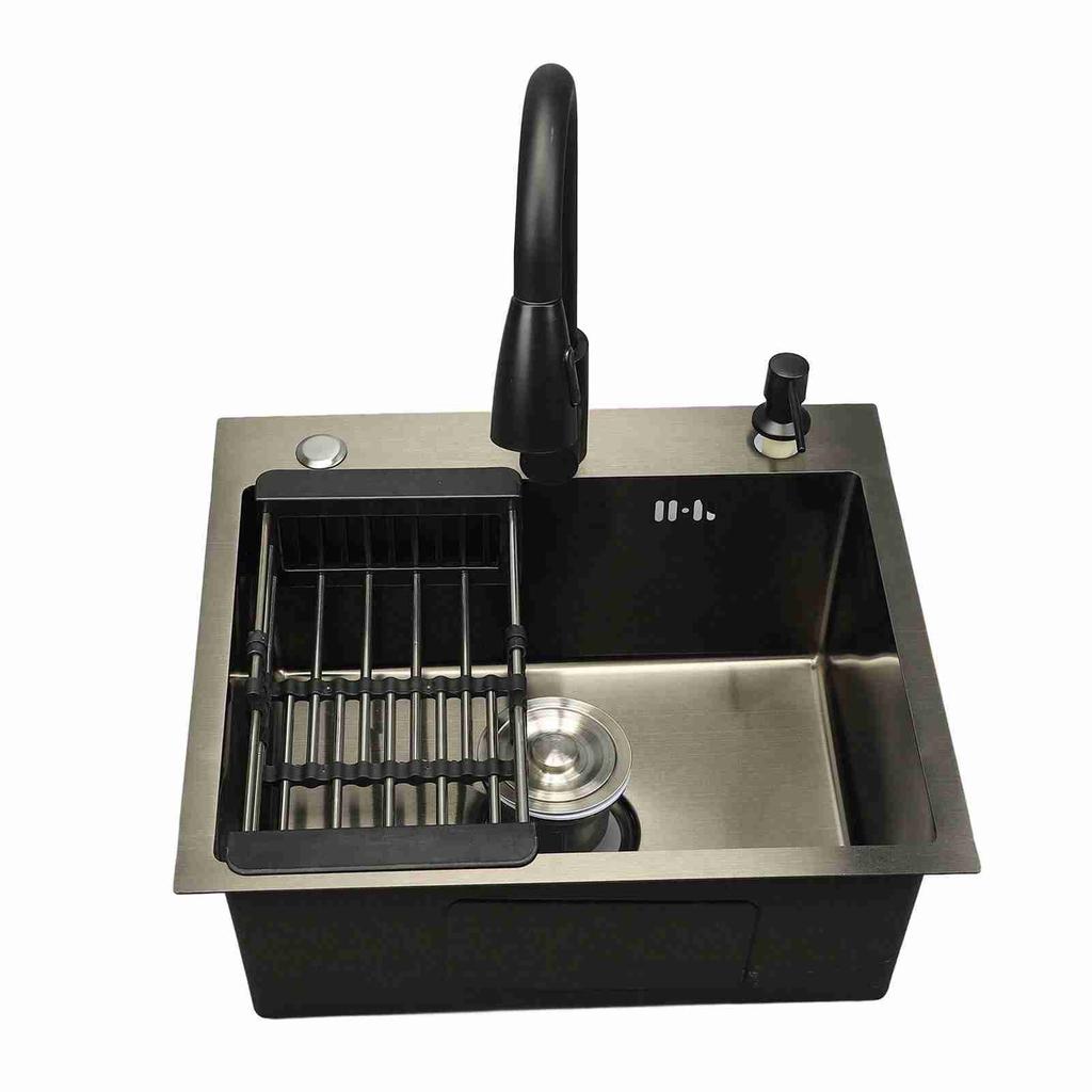 Drop In Kitchen Sink Stainless Steel Kitchen Sink Undermount Kitchen Workstation with Faucet for Washbasin Dishwasher