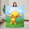 W-Wobbly Lifes Blanket Cozy Soft Throw Blankets for Sofa 50x60 Inch Multiple Sizes Bedspreads