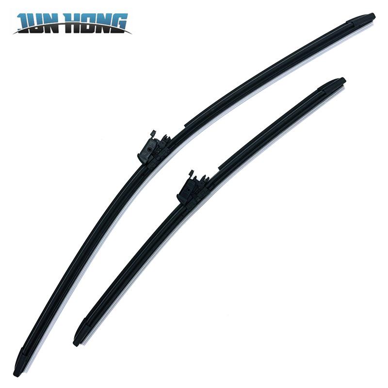 

Compatible with Volvo XC60 (2018-present) premium heated windshield wiper blades. Frameless Wiper Blades