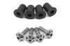 SSK Machined Aluminum Screen Bolt Well Nut Set of 4