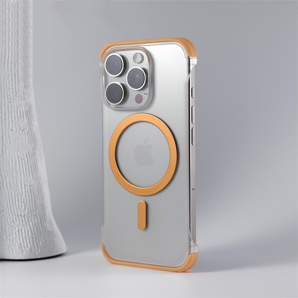 

Ультратонкий безрамочный матовый магнитный чехол для iPhone 16 15 14 13 12 11 17 Pro Max 17Air Plus Роскошный тонкий безрамочный чехол Magsafe For iPhone 11