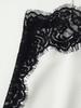 European and American Women's Casual Silk Satin Lace Top + Skirt - Trendy INS Style