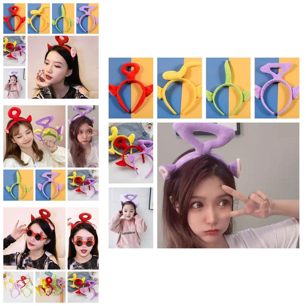 Teletubbies Plush Headband For Women Girls Soft Comfortable Party Headwear