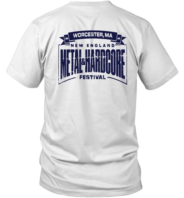 

New England Metal Hardcore Festival Shirt 2025 Worcester MA Concert Tee S