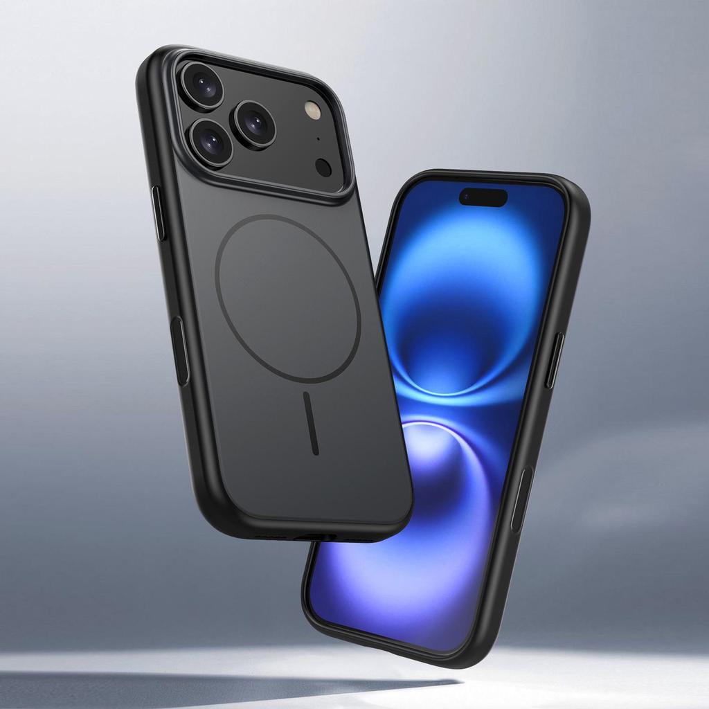 IPhone 17 Pro Max Mattes Magnetisches Farbblock Air Drop-Proof Case