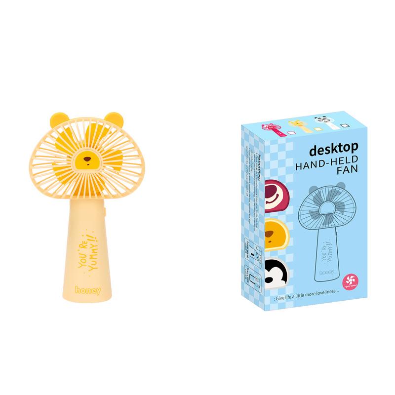 Pet Handheld Mini Fan - Portable Outdoor Mini Electric Fan with Rechargeable USB Charging Port. A Great Summer Gift with Extremely Long Battery Life.
