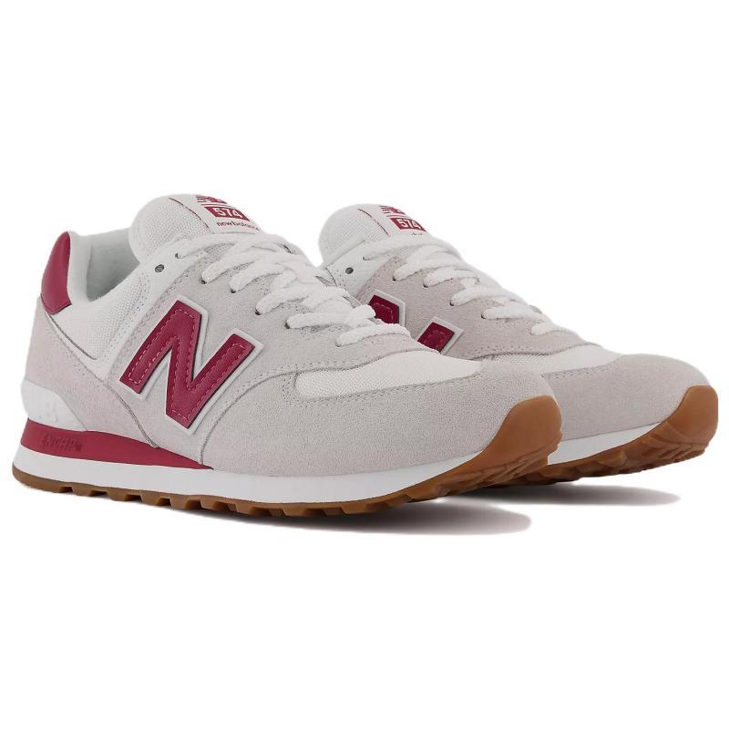 New Balance 574 White Red Gum Sneakers ML574TE2