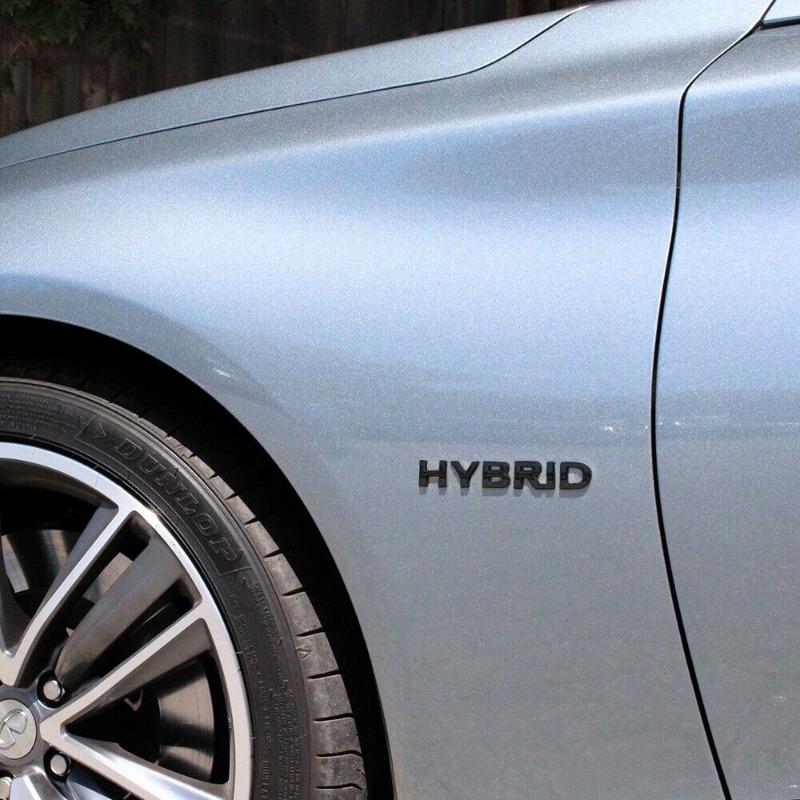 1pcs for Infiniti Hybrid Left or Right Side Fender Badge Emblem Nameplate Car Accessories W1