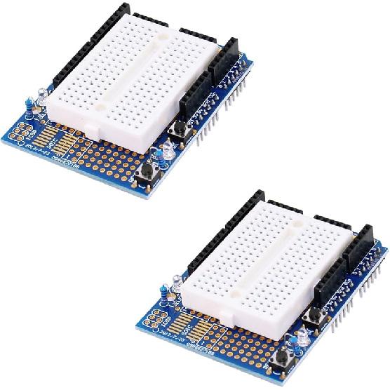 Breadboard Shield for Prototyping Arduino Uno