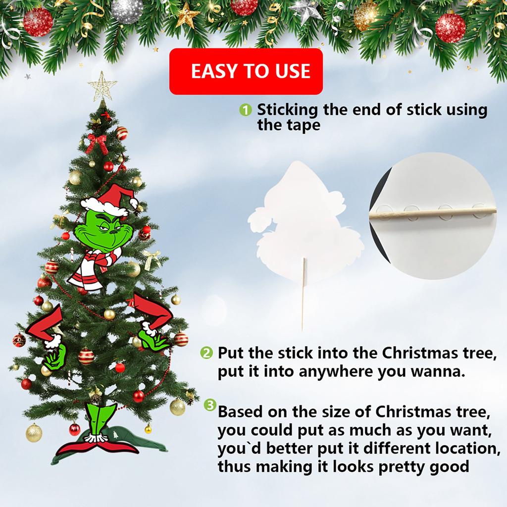 Decor For Christmas Tree,Christmas Tree Topper,Christmas Decorations For Small Tree