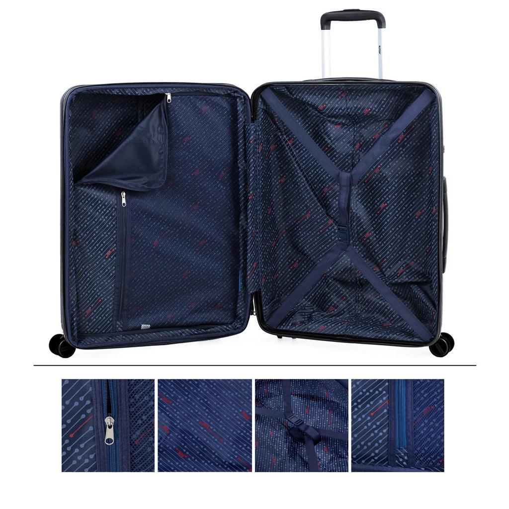3 Jaslen Brand Trolley Suitcases Sizes 