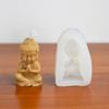 Buddha Silicone Candle Mold Church Buddha Incense Candle Plaster Decoration Mold DIY Church Candle Craft Fondant Mold