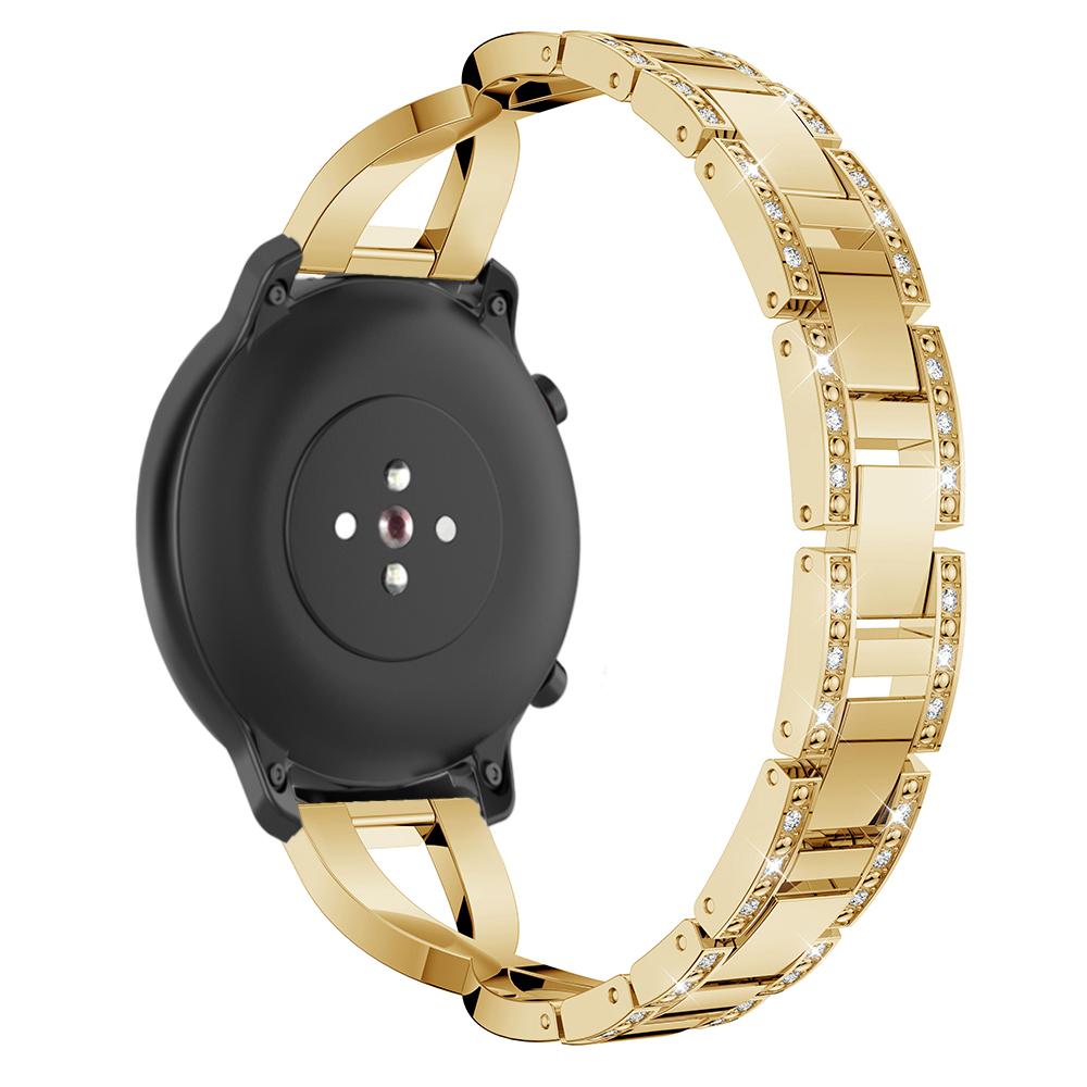 Модний браслет 20 мм для Huami Amazfit GTR 42 мм GTS 3 2 2S Жіночий ремінець зі стразами для Samsung Galaxy Watch Active 2 42 мм