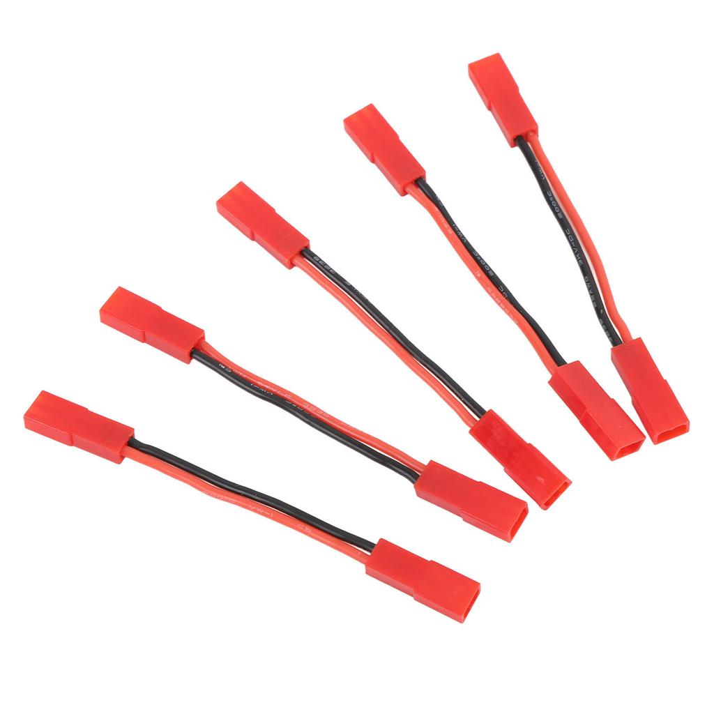 5PCS JST Female to JST Female Connector 22AWG 2 Inch RC Motor ESC Conversion Cable Plug Wire Adapter for RC Car Accessories