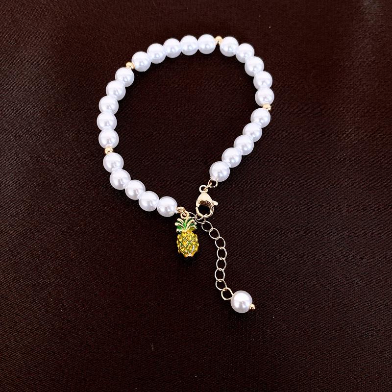 Retro Geometrický Náramek ze Sladkovodních Perel - Módní Pokročilý Design Šperků pro Ženy