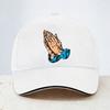 Prayer Hand Baseball Caps Jesus Cap Fashion Christian Hat Pop Harajuku Unisex Adjustable Snapback Hats Gorras