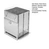 Wood Burning Folding Camp Stove Stainless Steel Grid Multiple Fuels Backpacking Stove Lightweight Collapsible Outdoor Cooking Stove for Hiking Camping