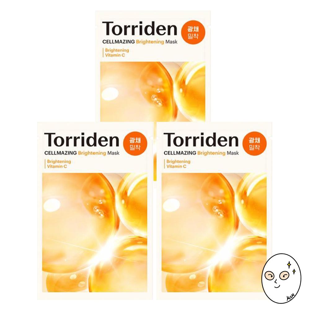 Тканевая маска TORRIDEN – 27 мл (Вариант 3) Vitamin C 3PCS