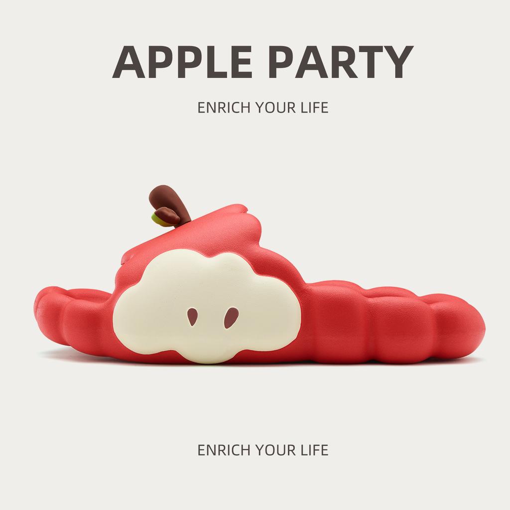 Mandarin Duck Apple Slippers Women's Summer Cartoon Cute Anti Slip Home Furnishings Indoor and Outdoor Wear Beach Drag