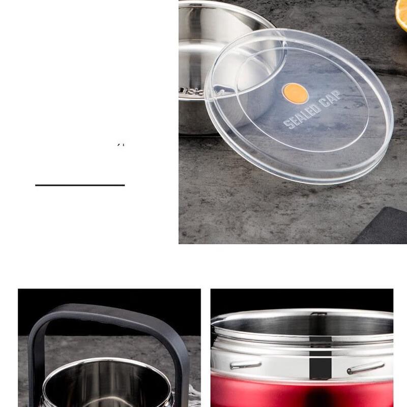 Tejiejing 3-Layer 1.6L Insulated Lunch Box