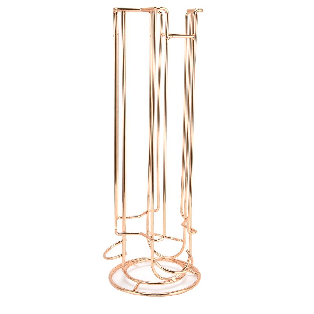Iron Wire Construction Coffee Capsule Holder 18PCS Capacity Coffee Capsule Stand  Kitchen Counter